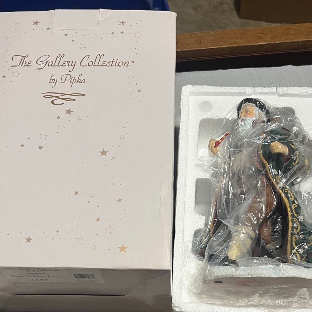 Signed Pipka “Swiss Father Christmas” Figurine Limited Edition #1285